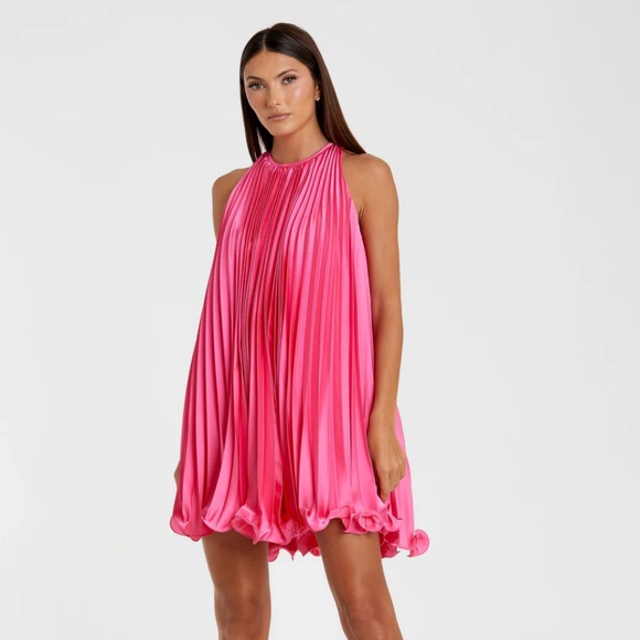 NWT Mac Duggal 49636 Candy Pink Size 10 - Picture 1 of 8